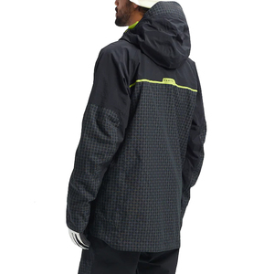 Veste anorak à bloc de couleur personnalisée pour femmes col montant en nylon/polyester vestes de couleur personnalisables en gros pour femmes - Product Image 3