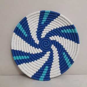 Vente en gros d'assiettes en vrac en rotin nouveauté nouveauté arrivée Boho rotin napperon osier plaque de charge écologique OEM Vietnam - Product Image 4