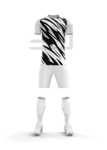 Conjunto de Camiseta y Pantalones Cortos Personalizados para Partidos de Fútbol, Premium, 100% Poliéster, Impresión por Transferencia de Calor, Tejido Transpirable Unisex para Deportes de Equipo - Product Image 5