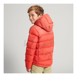 Chaqueta acolchada de calentamiento a prueba de viento más vendida, chaqueta acolchada suave de diseño personalizado para niños - Product Image 3