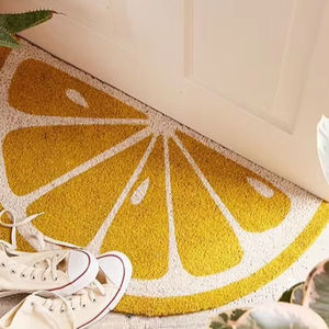 Tapis de bain ovale en coton épais et luxueux de qualité hôtelière, lavable, pour un usage domestique - Product Image 1