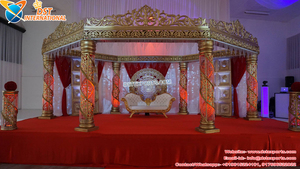 Gujarati เวทีแต่งงานธีมพระกฤษณะ Radha - Product Image 5