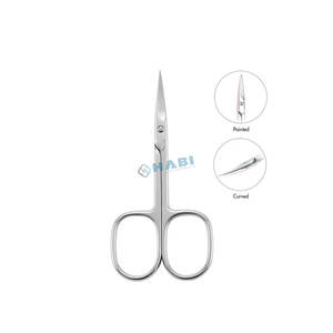 กรรไกรแต่งเล็บพร้อมใบมีดโค้งสแตนเลสคมอุปกรณ์ความงามกรรไกรตัดเล็บ - Product Image 3