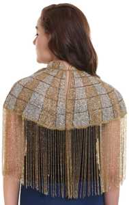 ชุดคอปักเลื่อมติดลูกปัดสำหรับเทศกาลเทศกาลเสื้อผ้าที่มีส่วนผสมของไข่มุกธรรมชาติ - Product Image 3