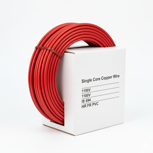 Cable de cobre industrial de un solo núcleo 1100V IS694 HRFR Cable aislado multihilo flexible de PVC - Product Image 2