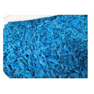 Prêt à expédier les déchets de tambour bleu HDPE rebroyés à prix réduit en usine en stock - Product Image 6