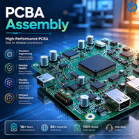 Servicio Integral de Fabricación de PCBA a partir de Componentes SMT, Planta de Fabricación de PCBA con Gestión Térmica