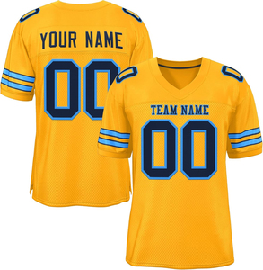 Camiseta de Fútbol Personalizada para Hombre con Nombre y Número, Transpirable, de Manga Corta, Impresa por Sublimación, 100% Poliéster, Ropa Deportiva de Entrenamiento Estilo Americano - Product Image 4