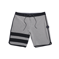 Shorts pour hommes sportifs, unis, mi-longs, à cordon de serrage, en polyester/coton, prix de gros personnalisé, design teint en fil écologique 2026