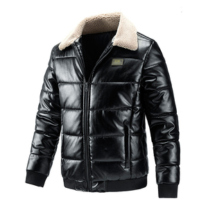 Qualité supérieure 2024 nouveauté vente en gros veste bouffante personnalisée pour hommes col tourné hiver blanc veste bouffante hommes veste chaude - Product Image 1