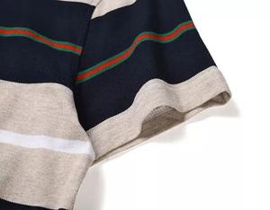 T-shirt polo 100% coton pour hommes, tenue décontractée 200GSM Slim Fit avec impression de logo personnalisé, fournisseur OEM - Product Image 6