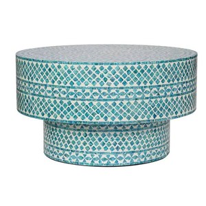 Mesa central de lujo moderna con incrustaciones de hueso de alta calidad para el hogar, comedor, sala de estar o dormitorio, recién llegado para uso hospitalario - Product Image 4