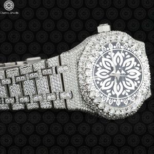 Charm Jewellis Luxury Women's <b>Diamond</b> Encrusted Tonneau <b>Watch</b> Stainless Steel Analog Quartz Folding Clasp 36mm - Product Image 4