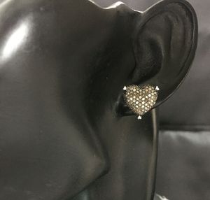 Pendientes de Diamantes Naturales de Corte Corazón Marrón de 1.39 Quilates en Plata de Ley 925 para Mujer - Regalo Moderno para Aniversario de Bodas - Product Image 6