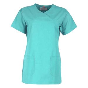 Meilleures ventes : Ensembles d'uniformes médicaux décontractés respirants pour femmes, avec broderie personnalisée, à manches courtes, pour infirmières - Product Image 6