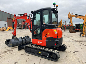 Mini-excavatrice sur chenilles Kubota U36-4, excavatrice compacte de 1,7 tonne avec pince hydraulique pour travaux agricoles et de construction - Product Image 5