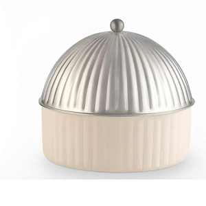 Design royal plaqué or et argent et durable, la casserole ronde en métal parfaite pour chaque repas et occasion - Product Image 5