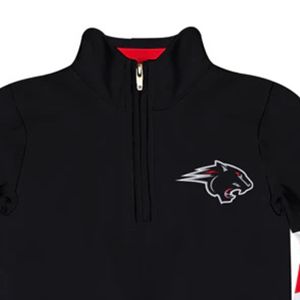 Chaqueta Bomber de Lona con Capucha y Cierre de Cremallera de un Cuarto, Unisex, de la Universidad Clark Atlanta, con Diseño de Panteras en la Parte Delantera, Ropa Universitaria Personalizada, Primavera - Product Image 2