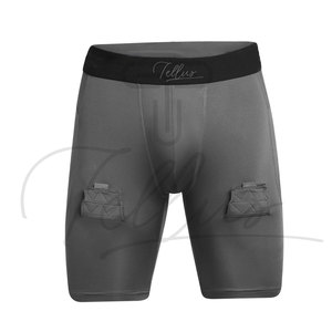 Wholesale Custom Logo <b>Men</b> Autumn Solid <b>Compression</b> <b>Shorts</b> Eco-Friendly Spandex/Nylon Drawstring Quick Dry Workout <b>Shorts</b> for - Product Image 2