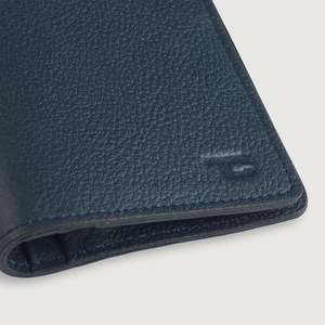 Cameron Blue Genuine Leather Long RFID <b>Wallet</b> Zipper Closure Modern Lady Card Holder Printed Logo Fold Cash Compartment - Product Image 5