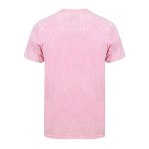 Camiseta con gráfico de lavado ácido unisex, patrón sólido de moda personalizado, 100% algodón, diseño Vintage de gran tamaño para hombres y mujeres en verano - Product Image 6