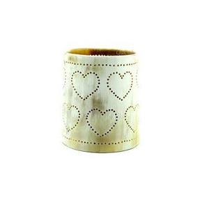 Portavelas de cuerno de Búfalo, portavelas redondo negro, artesanía, fabricación al por mayor de La India - Product Image 6