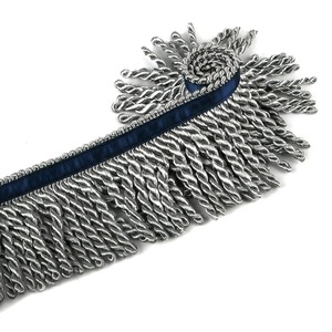 Or épais fil de lingot frange métal métallique vêtement de cérémonie français uniforme église Costume garniture gland - Product Image 4