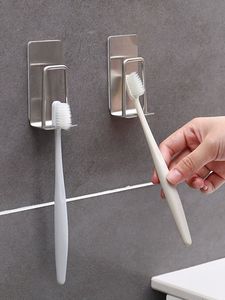 Porte-brosse à dents en acier inoxydable pour la salle de bain familiale avec plusieurs emplacements pour une organisation facile - Product Image 4