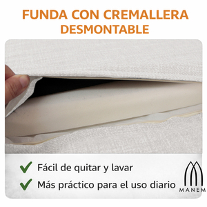 Manemi Outdoor <b>Chair</b> Cushion 164x50x4cm Foam <b>Padded</b> Water Resistant Removable Cover Camping Use - Product Image 5