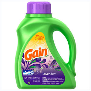 Détergent à lessive liquide Gain, parfum original, 64 lessives, 92 floz - Product Image 1