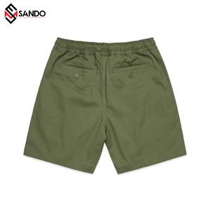 Pantalones Cortos Cargo de Malla de Una Sola Capa para Hombre, Hechos a Medida, de Alta Calidad, Transpirables, 100% Algodón Orgánico, Cintura Alta, Cierre de Botones, Ecológicos - Product Image 2