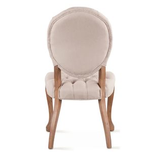 เก้าอี้รับประทานอาหารสไตล์นอร์ดิกสุดหรูสร้างขึ้นด้วยการออกแบบที่เรียบง่ายและผ้าแสนสบายสำหรับการตกแต่งภายในห้องรับประทานอาหารที่หรูหรา - Product Image 4