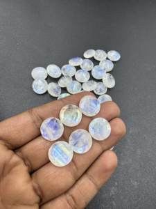 พลอยธรรมชาติเจียระไนสีรุ้งรูปร่างกลมเกรดพรีเมี่ยมหลวมสำหรับทำเครื่องประดับ - Product Image 3