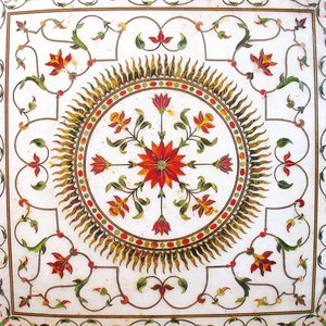 Mesa de encimera de mármol de estilo tradicional con piedra semipreciosa Muebles de comedor para sala de estar para uso doméstico - Product Image 3