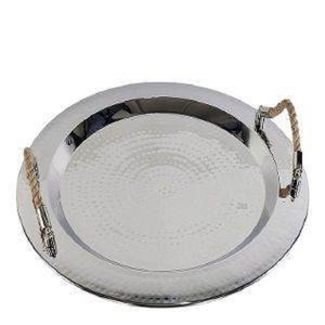 Bandeja de servicio de diseño de ajedrez único recién llegado hecha de bandeja de servicio de metal bandeja de servicio de té y café vintage al precio más bajo - Product Image 5