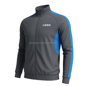 Conjunto Deportivo Ligero para Hombre, 100% Algodón Lavado, Chaqueta con Cremallera Transpirable y Resistente al Viento y Pantalones Deportivos para Gimnasio y Running - Product Image 2