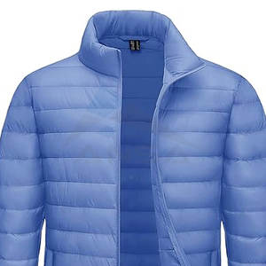 Chaqueta de invierno acolchada para hombre directa de fábrica, acolchada ligera con tela resistente al viento y al agua, diseño práctico de 4 bolsillos - Product Image 2