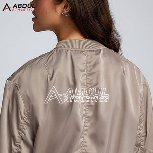 Blouson aviateur élégant pour femme avec fermeture éclair et design personnalisé pour le streetwear décontracté Blouson aviateur pour femme - Product Image 4