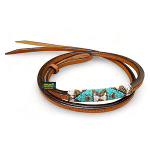 Supar Sale แส้หนังแท้พรีเมี่ยมออกแบบเองได้จับลูกปัดคาวบอยงานโชว์เหนือ & ใต้แส้ผู้ผลิต - Product Image 1