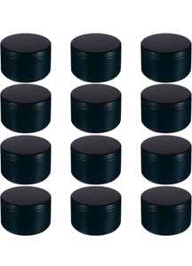 Métal Étain Cire Noire Pot De Soja Cylindre En Aluminium Conteneur Décoratif Pour La Maison Multi Couleur Bougies Vaisseaux Bougeoir prix bon marché - Product Image 6