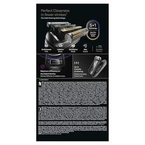 Rasoir électrique rechargeable avec lames doubles de précision pour hommes, rasoir humide/sec, étanche IPX7, étui de voyage, base de charge - Gris - Product Image 5