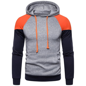 Sweat à capuche sport surdimensionné pour femmes sweat polaire épais poches kangourou couleur unie bloc imprimé brodé contraste - Product Image 3