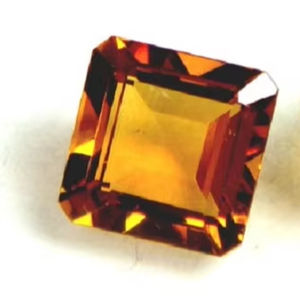 100% pierre de citrine naturelle carrée à facettes calibrée pierre précieuse de naissance en vrac au prix de gros du fournisseur indien en vrac - Product Image 3