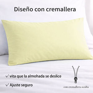 Federa in Polietere Morbido al Tatto Disponibile in Varie Misure e Colori con Chiusura a Cerniera - Product Image 3