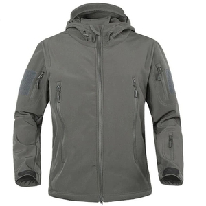 Veste Softshell d'hiver en polyester imperméable coupe-vent, uniforme de travail extérieur avec logo personnalisé - Product Image 1