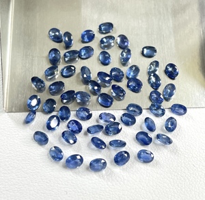 Zafiros Azules Naturales de Primera Calidad, Calibrados, Corte Ovalado de 3x4mm, Color Azul Claro, Piedras Preciosas Sueltas para Joyería - Product Image 5