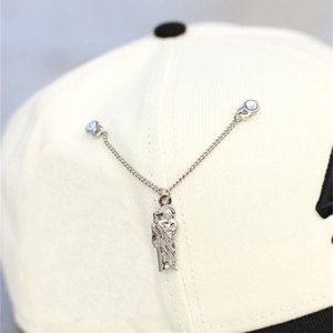 Épingle à chapeau personnalisée en métal avec inscription « Priez <span class=keywords><strong>pour</strong></span> <span class=keywords><strong>moi</strong></span> » avec strass et émail, pendentif <span class=keywords><strong>pour</strong></span> casquette - Product Image 3