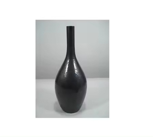 Vase à fleurs fait main de conception luxueuse en métal de qualité chère pour la galerie et le bureau décoratif dernière arrivée Pot de fleur martelé - Product Image 4