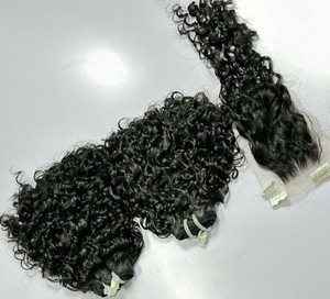 Extensions de cheveux naturels vietnamiens Remy Deep Wave, double trame, super double drawn, noir naturel, toutes couleurs - Product Image 6
