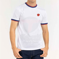 T-shirt à manches courtes pour homme en coton et bambou respirant de haute qualité 2025, fabriqué au Pakistan, séchage rapide, logo personnalisé, 200g, coupe classique